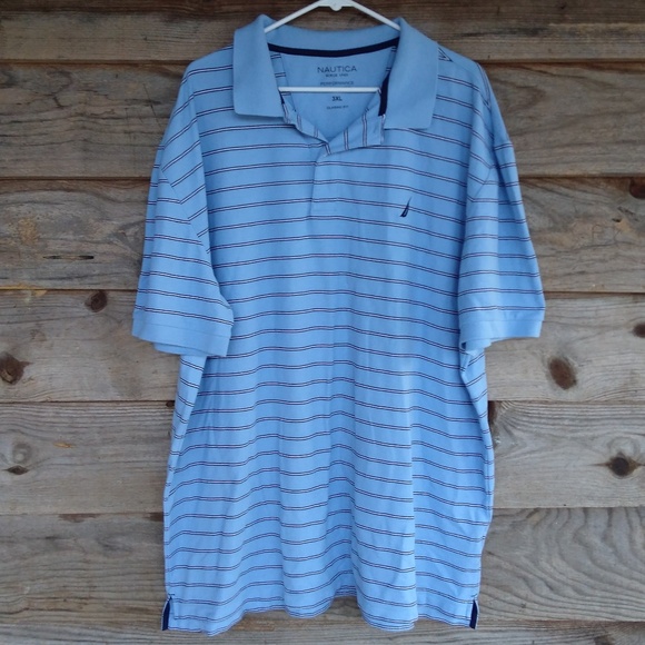 Nautica Other - Nautica light blue striped shirt men's size 3XL